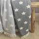 Плед-накидка Barine - Wool Star Throw Grey сірий 135*170 - зображення 2