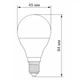 Лампочка TITANUM LED G45e 7W E14 4100K (VL-G45e-07144) - зображення 2