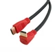 Кабель HDMI to HDMI, 90 Degree, 1.5m, PVC, v2.0, 28 AWG, Gold, Hi-Speed Extradigital - изображение 4