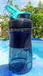 Спортивная бутылка-шейкер Blender Bottle SportMixer 590 ml Black/Teal - изображение 3