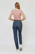 Футболка Lee STRIPED RIBBED TEE Regular Fit (L44SPFNV) Красный XS-00 - изображение 2