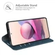 Чохол Taba Retro-Skin для Xiaomi Poco M5s книжка шкіра PU з візитницею синій - зображення 3