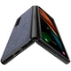 Защитный чехол UniCase Cloth Texture для Samsung Galaxy Fold 3 - Blue - изображение 2
