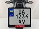 Рамка для мотоциклетного номера Shineray red 174х220мм чёрная (VH-ABS1722SH1RL) - изображение 2
