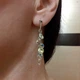 Сережки доріжки Hand Made з кристалами хамелеонами Swarovski - зображення 4