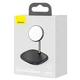 Магнітний стенд із бездротовою зарядкою для iPhone 12 Baseus Swan Magnetic Black, чорний - зображення 9