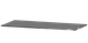 Полка стеклянная настенная навесная универсальная прямоугольная Commus PL18 PG 8мм (210х800х8мм) - изображение 1