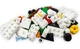 Конструктор LEGO Набір білих кубиків 60 деталей (11012) - зображення 7