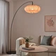 Торшер IKEA REGNSKUR / SKAFTET рожевий / чорний (994.158.78) - зображення 2