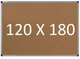 Пробковая доска UkrBoards настенная в алюминиевой раме 120 х 180 см - изображение 1