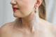 Серьги из перьев Ksenija Vitali Pudra SP-0003 - изображение 2