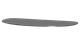 Скляні полиці настінні навісні овальні Commus PL6 OG (180х440х6мм) - зображення 4