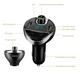 Автомобильный трансмиттер FM Модулятор с подзарядкой X19 Bluetooth + USB + MicroSD Черный - изображение 2