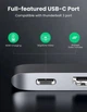 Юсб-хаб Ugreen CM251 5-in-2 Dual USB Type-C to 3x USB 3.0 + HDMI + USB Type-C for MacBook Pro/Air (60559) - зображення 5