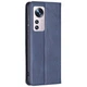 Чехол-книжка с кармашками UniCase Geometric Pattern для Xiaomi 12 / 12X - Blue - изображение 4