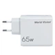 Зарядний пристрій World Vision 65W PD Charger (PD653A) (швидке заряджання Type-C PD 3.0 65 W + 2 USB Type-A) - зображення 4