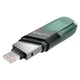 Флеш-накопитель для iPhone и iPad SanDisk USB 3.1 iXpand Flip 64Gb Флешка с разъемом Lightning / USB 3.1 (SDIX90N-064G-GN6NN) - изображение 3