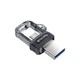 Флеш-накопичувач SanDisk Ultra Dual 32GB USB 3.0 OT (150 Mb/s) Флешка з роз'ємом microUSB / USB3.0 Black-silver (SDDD3-032G-G46) - зображення 5