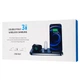 Зарядка беспроводная Qi 3 в 1 Double Fold 15W Max Док-станция для iPhone + iWatch + Airpods (OWE3) - изображение 6