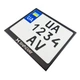 Рамка для мотоциклетного номера Shineray 174х220мм чорна (VH-S1722SHSBL) - зображення 3