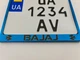Рамка для мотоциклетного номера Bajaj 174х220мм синя (VH-S1722BJSBLU) - зображення 4