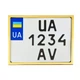 Рамка для мотоциклетного номера 174х220мм золотая (VH-S1722SGO) - изображение 1