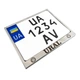 Рамка для мотоциклетного номера URAL 174х220мм хром (VH-S1722URSGL) - зображення 3