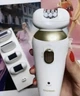 Епілятор Geemy GM-7005 акумуляторний бездротовий з 5 насадками жіночий Білий - зображення 3