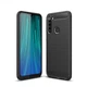 Силиконовый бампер Ipaky с карбоновыми вставками для Xiaomi Redmi Note 8 - изображение 1