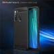 Силиконовый бампер Ipaky с карбоновыми вставками для Xiaomi Redmi Note 8 - изображение 4