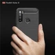 Силиконовый бампер Ipaky с карбоновыми вставками для Xiaomi Redmi Note 8 - изображение 3