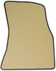 Коврики в салон Kinetic для BMW X5 F15 '14- EVA-полимерные бежевые с черной тесьмой (комплект) - изображение 4