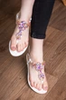 Женские босоножки Fashion Cliff 3045 38 размер 24 см Белый - изображение 4