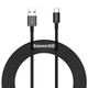 USB-кабель USB на Type-C Baseus Superior Series Fast Charging (66W, 6А, 2m). Black - зображення 1