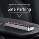 Парковочная табличка с номером телефона автовизитка Baseus Moonlight Temporary Parking Number Plate. Silver - изображение 9
