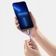 USB кабель Type-C на Lightning для iPhone Baseus Crystal Shine Series (20W, 1.2m). Purple - зображення 7