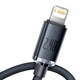 USB кабель для iPhone с разъемом Lightning Baseus Crystal Shine Series (2.4A, 2m). Black - изображение 2