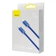 USB кабель Type-C на Lightning для iPhone Baseus Crystal Shine Series (20W, 1.2m). Blue - зображення 10