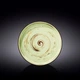 Тарелка обеденная Wilmax Spiral Pistachio WL-669119-A 23 см - изображение 1