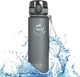 Спортивна пляшка для води WCG Grey 1 л (Tritan, BPA Free) - зображення 1
