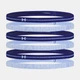 Повязки на голову женские Under Armour Heathered Mini Headbands Isotope Blue (набор 6 шт.) - изображение 1