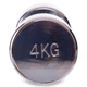 Гантель хромированная для фитнеса Zelart Heroe 5202-4 1шт вес 4кг - изображение 4