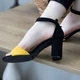 Женские босоножки Fashion Acey 2742 40 размер 25,5 см Желтый - изображение 6