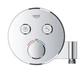 Внешняя часть смесителя без скрытой части GROHE Grohtherm SmartControl хром латунь 158мм 29120000 - изображение 3