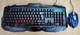 Проводная клавиатура + мышь V100L (с 3-мя подсветками молнии Razer) Black - изображение 1