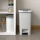 Ведро для мусора MBM HOME с крышкой и педалью BIN-01 20л Серое (BIN-01 20L GRAY) - изображение 4