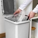 Ведро для мусора MBM HOME с крышкой и педалью BIN-01 20л Серое (BIN-01 20L GRAY) - изображение 9