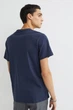 Футболка H&M Essentials №7 Regular Fit М темно синій 0685816078 - зображення 4