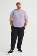 Футболка H&M Regular Fit XL сиреневый 0685816127 - изображение 3