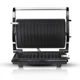 Электрогриль для дома для жарки настольный прижимной контактный Haeger Panini Grill 750W Черный (HG-2685) - изображение 5